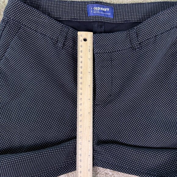 Old Navy Pants Womens Size 4 Black Polka Dot Harper Cropped 30x24 E739 - Picture 10 of 13